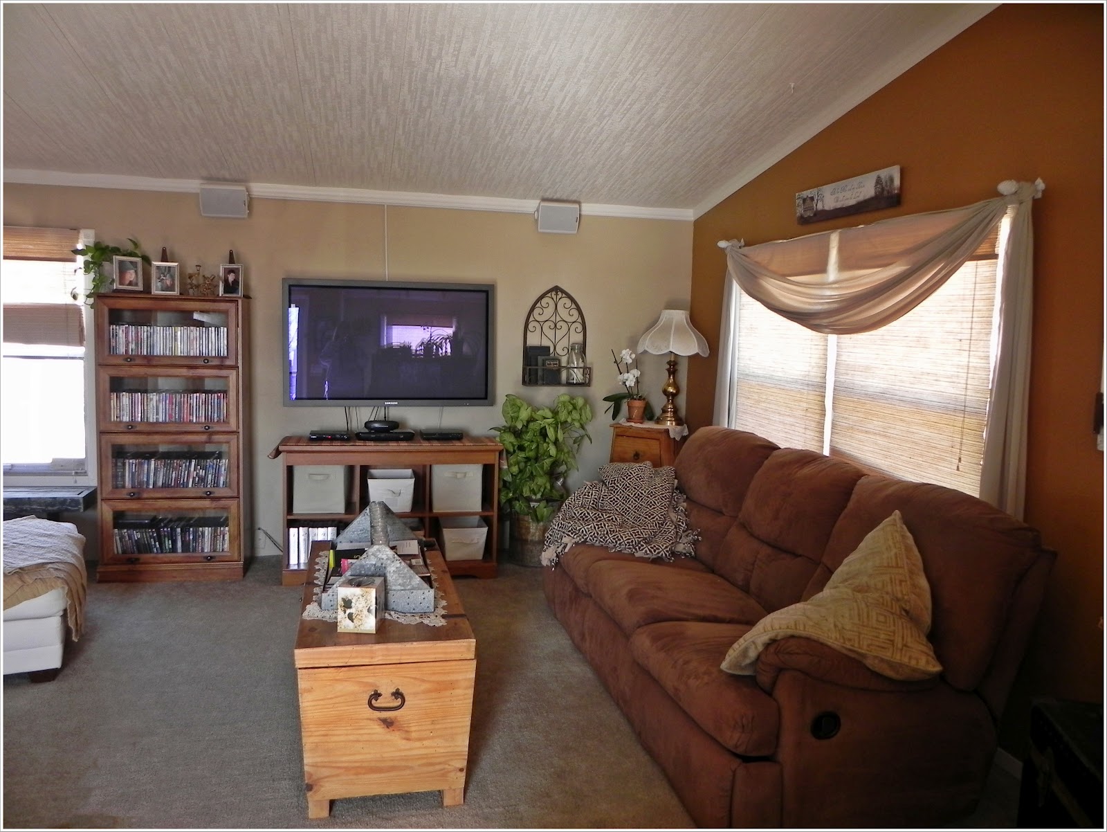double wide living room lighting ideas