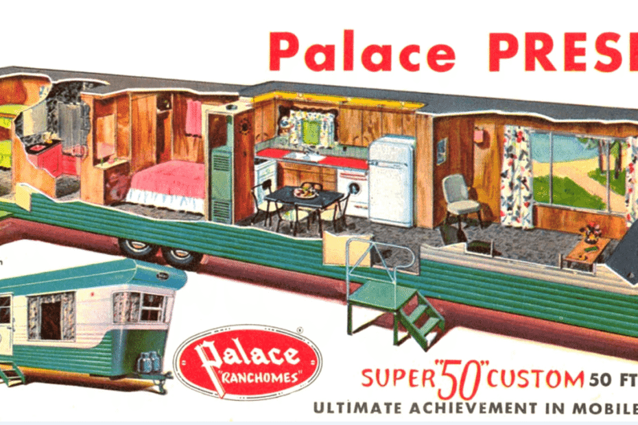 56-57 palace mobile home floor plan