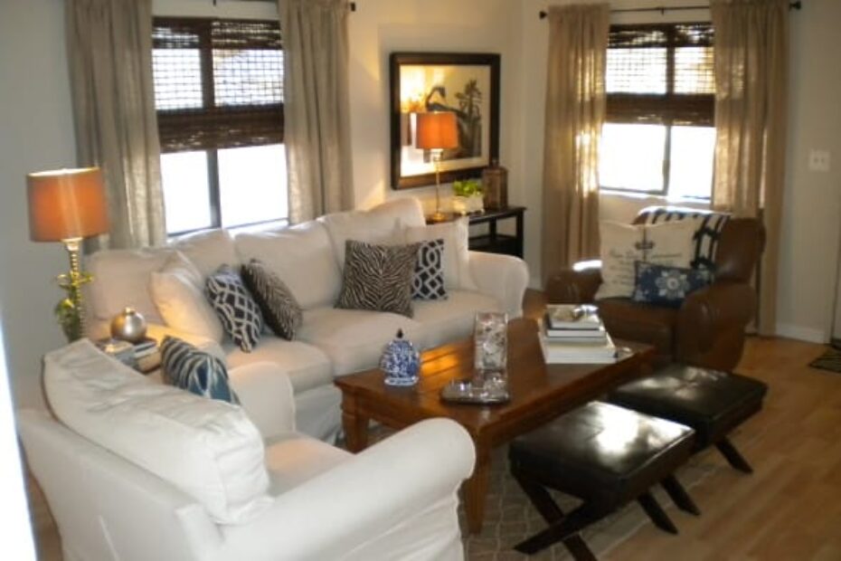 cottage decor in a manufactured home
