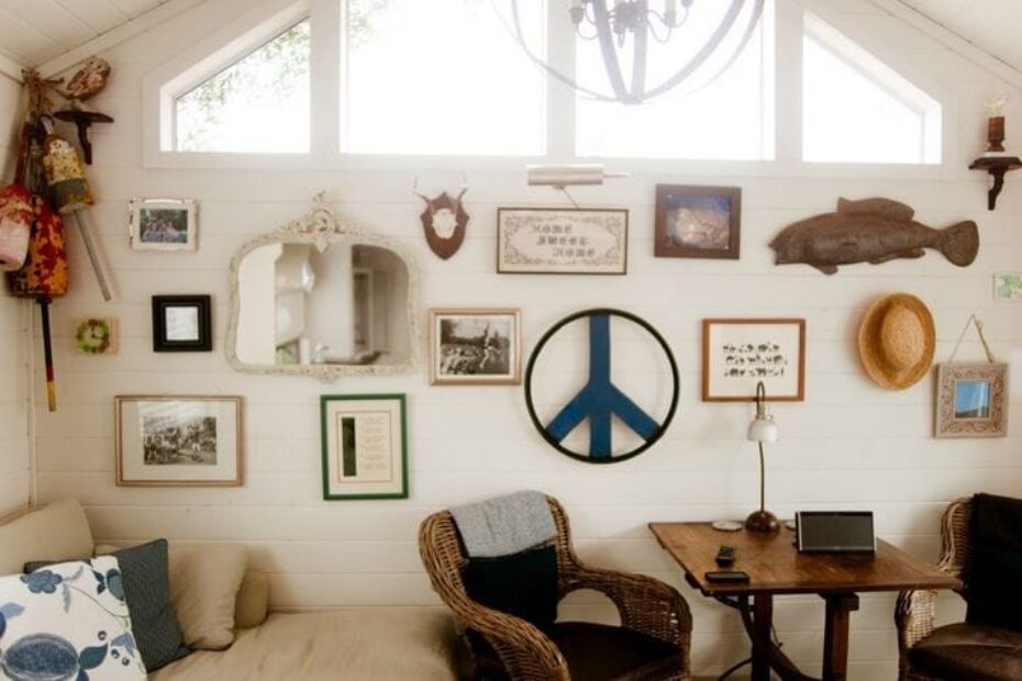park model home decorating ideas - eclectic industrial chic
