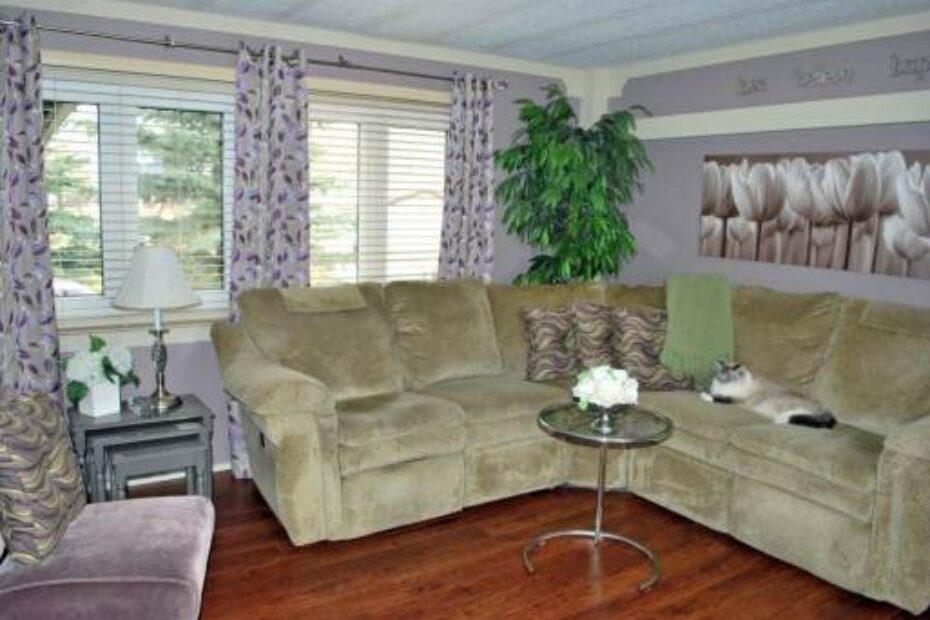 remodeled manufactured home inspiration - living room