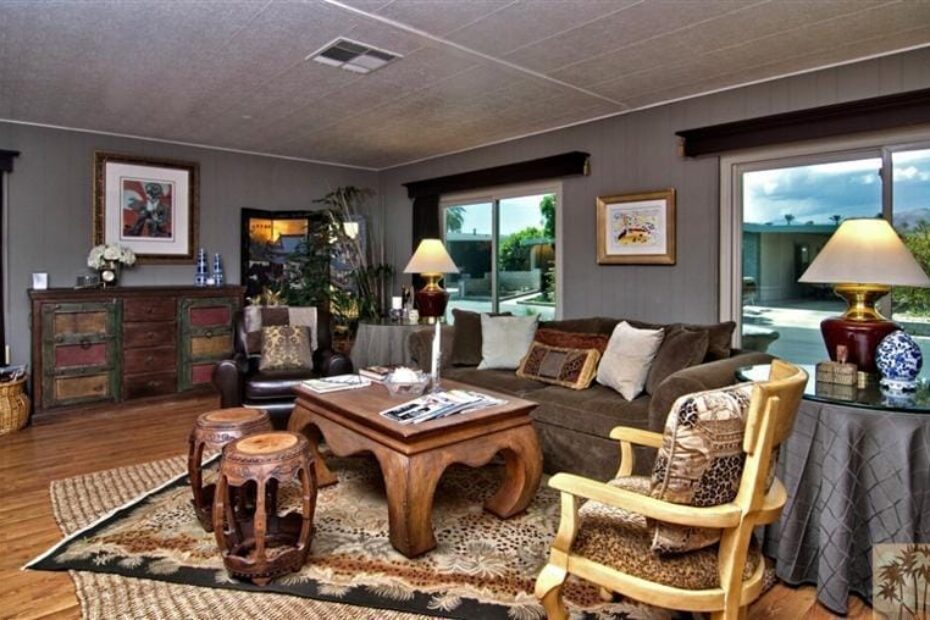 beautiful manufactured home tour - living room