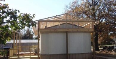 building a self supporting mobile home roof over trusses installed 390x200 c
