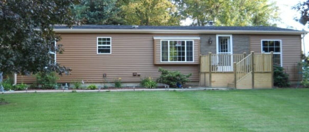 double wide remodel - exterior