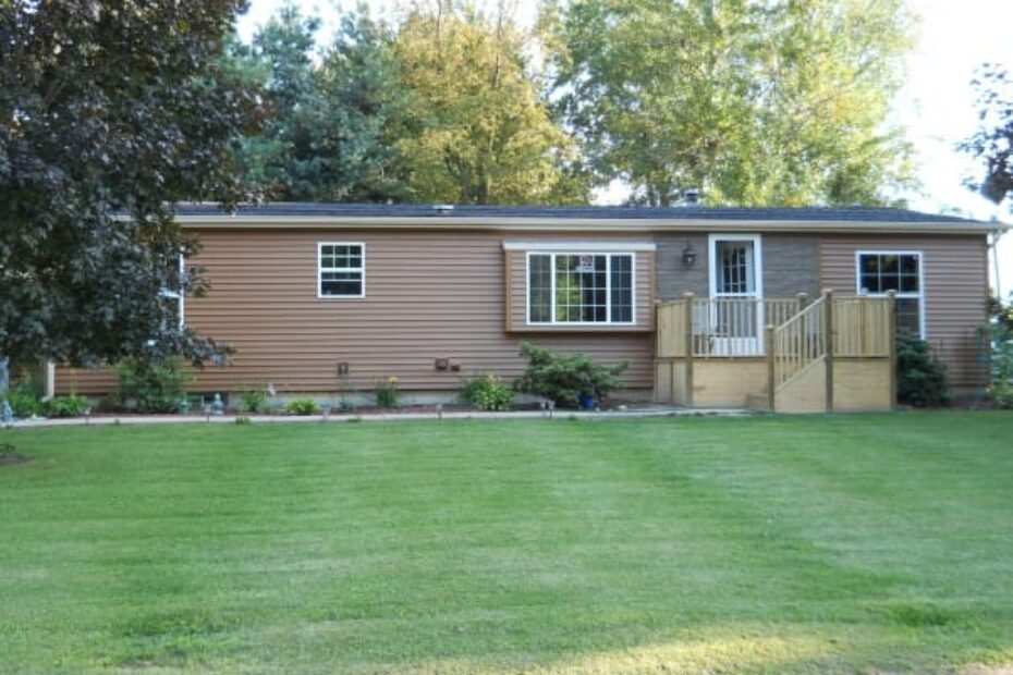 double wide remodel - exterior