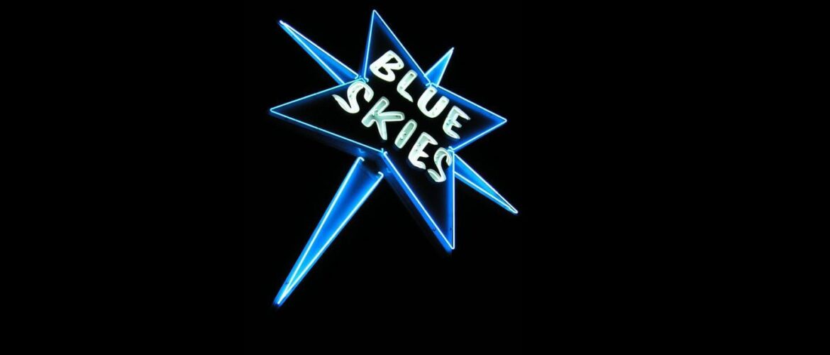 blue skies village-blue skies drew mackie 2006