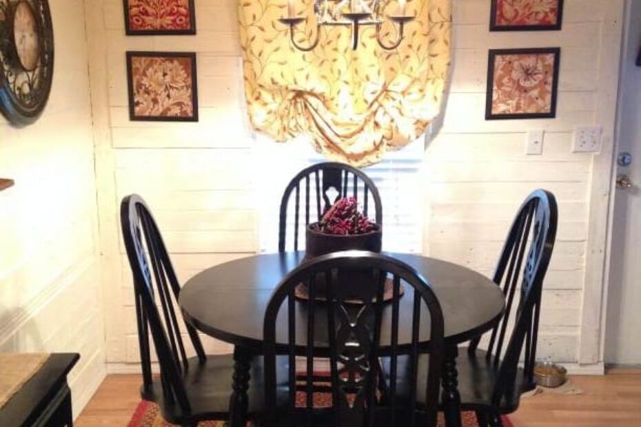 manufactured home makeover (dining room)