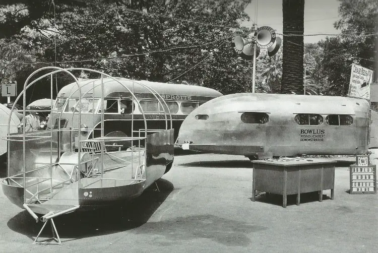 Trailer shows-1935 bowlus display auto club of southern california