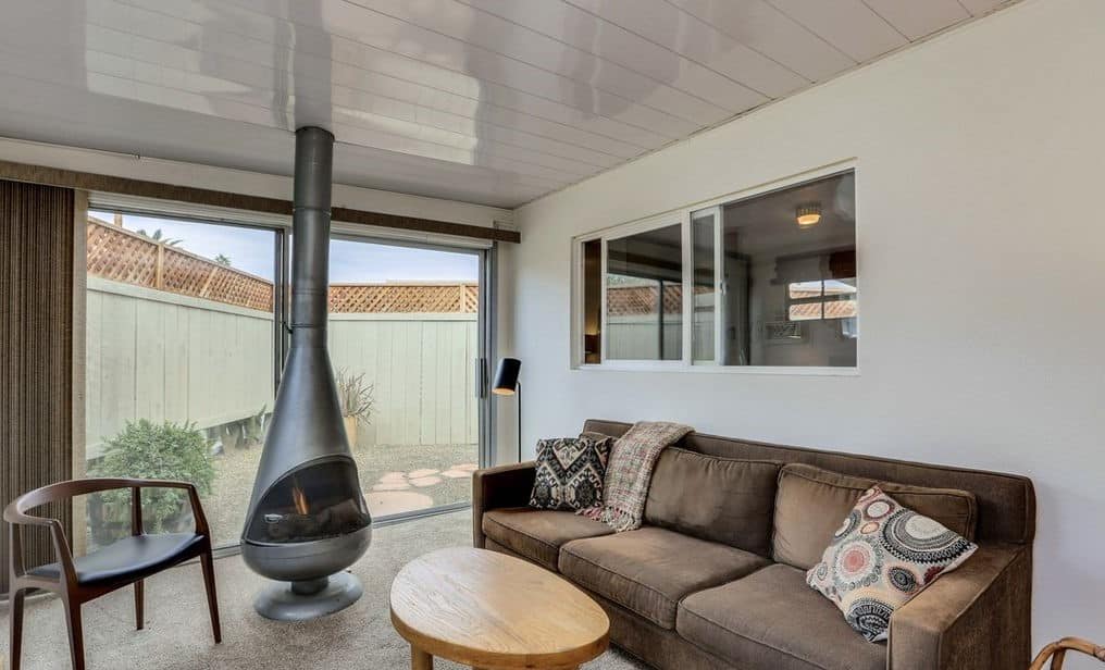 Mid-Century Design Is The Star Of This Unforgettable 1950'S Vintage Trailer S vintage trailer stove