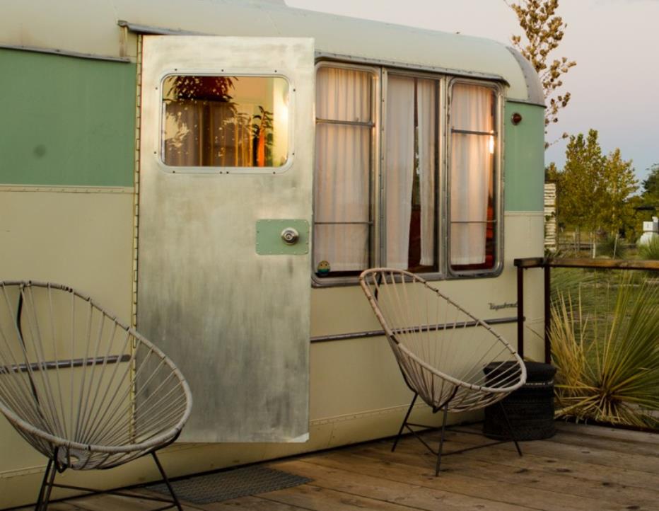 El Cosmico Vintage Trailer Hotel-1953 Vagabond Trailer