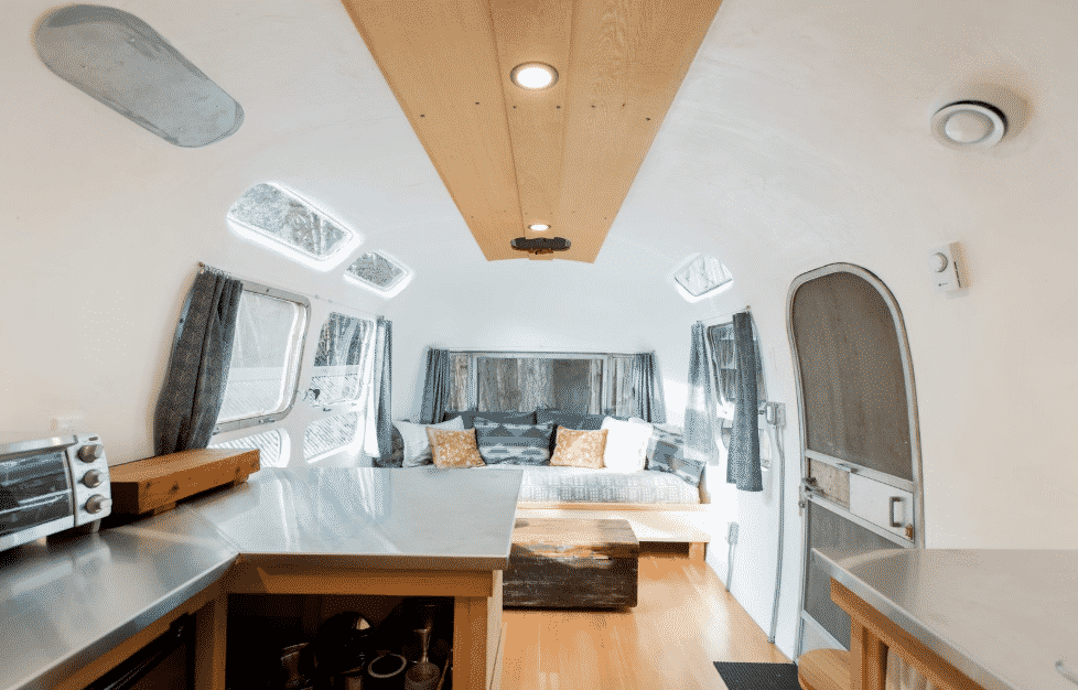 S Airstream Renovation Interior