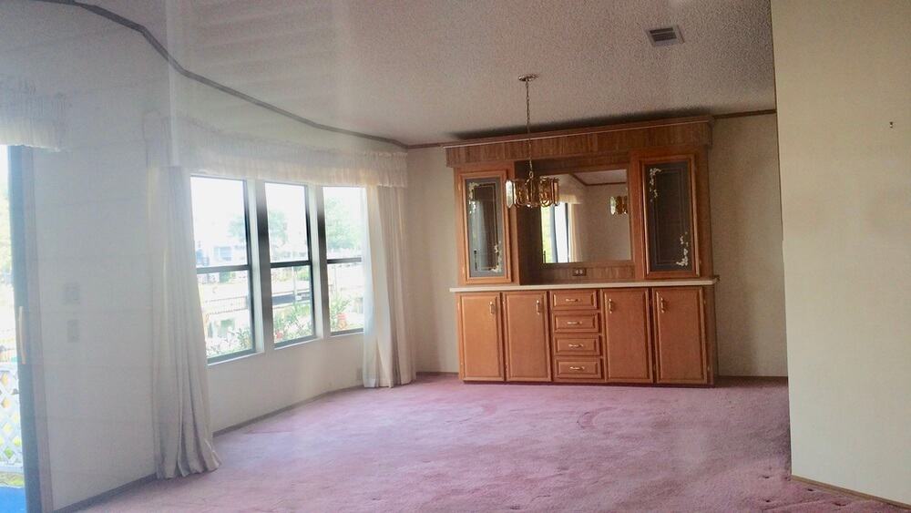 1988 Fuqua Double Wide Manufactured Home Before Remodel