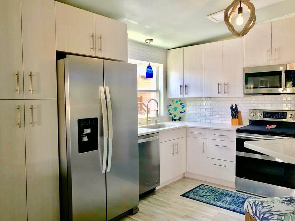 1988 Fuqua Double Wide Manufactured Home Remodeled Kitchen