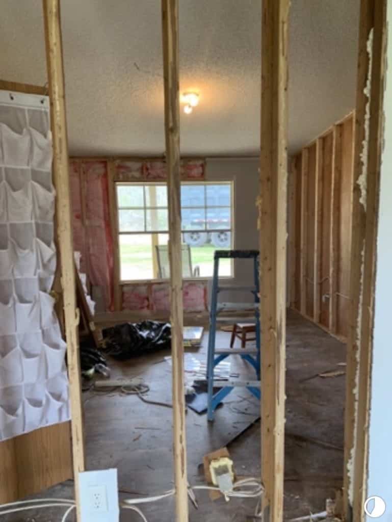 Buccaneer double wide remodel down to the studs