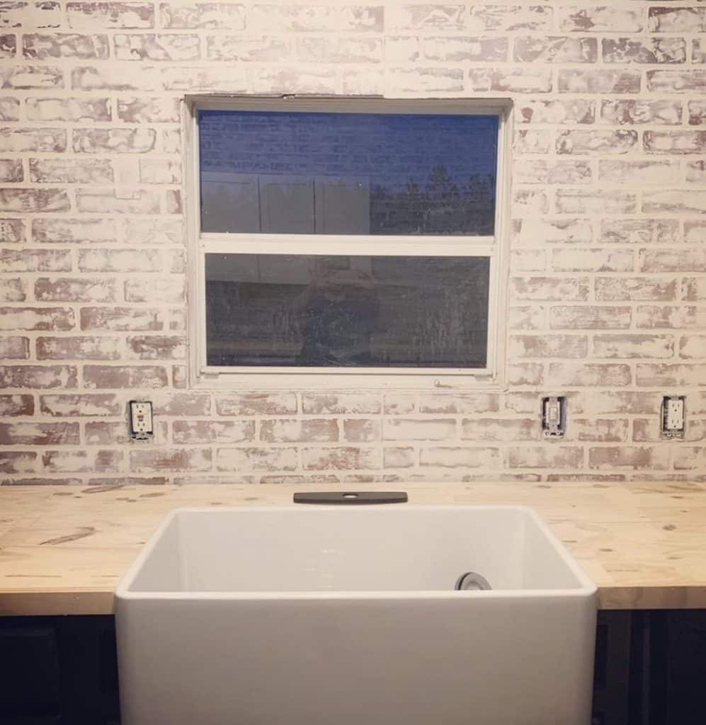 Buccaneer double wide remodel new sink in kitchen