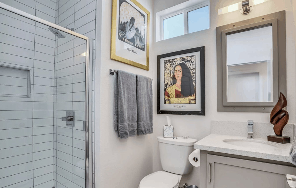 2018 Manufactured Home Single Wide In CA - ,id century modern mobile home bathroom 