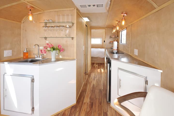 1948 spartan galley kitchen | mobile home living