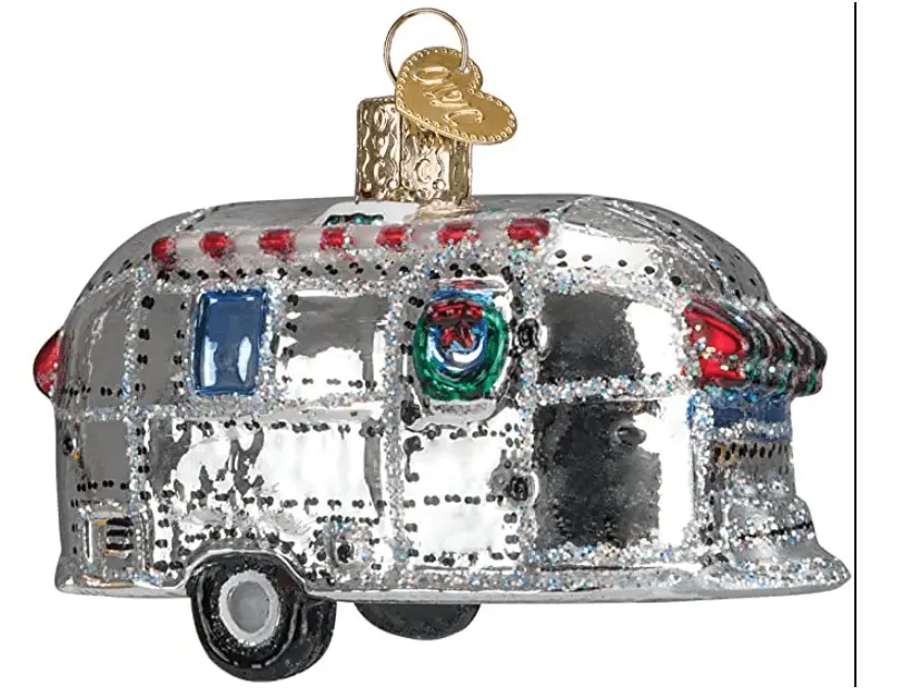 Amazon.com Old World Christmas Ornaments Camping Outdoor Collection Glass Blown Ornaments for Christmas Tree Vintage Trailer Home Kitchen