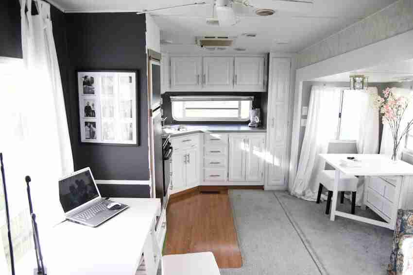 Fabulous 5th wheel camper makeover