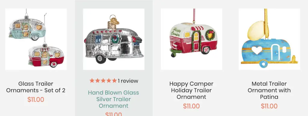 Lifestyle and Gifts Holiday Decor Page 1 Vintage Trailer Supply