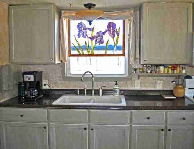 Mobile Home Kitchen Makeover - New sink and Faucet