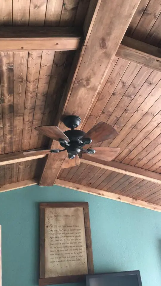 Tracey Fields Double Wide Manufactured Home Remodel Ceiling