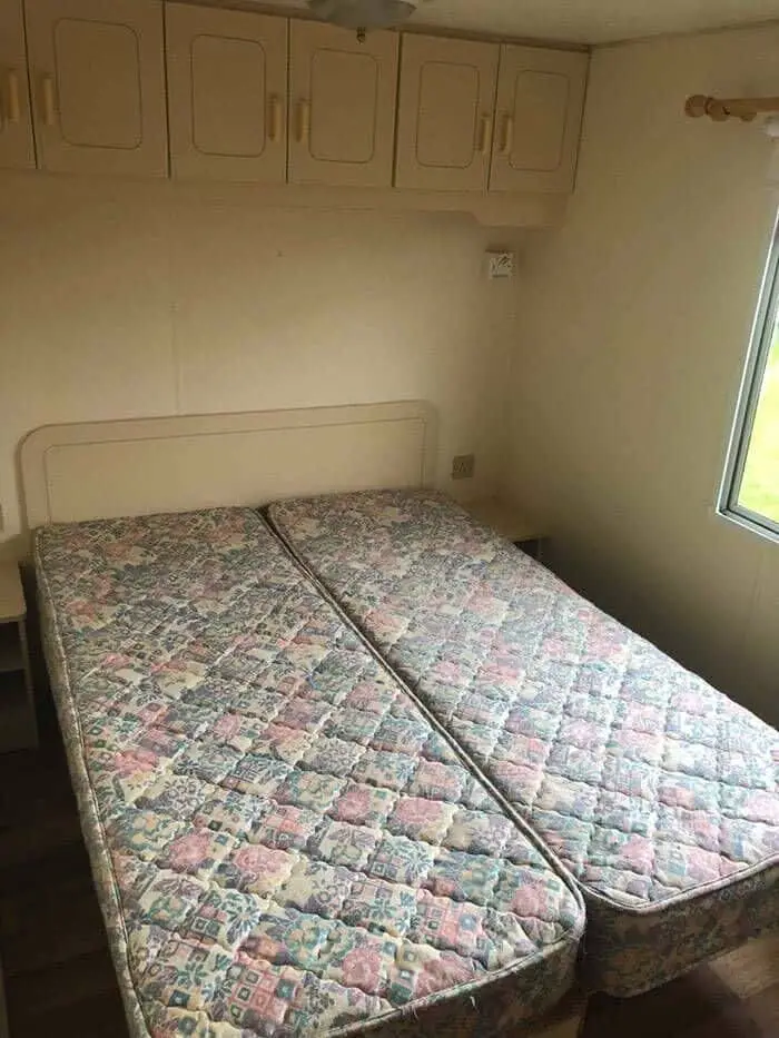 Ireland master bedroom before update