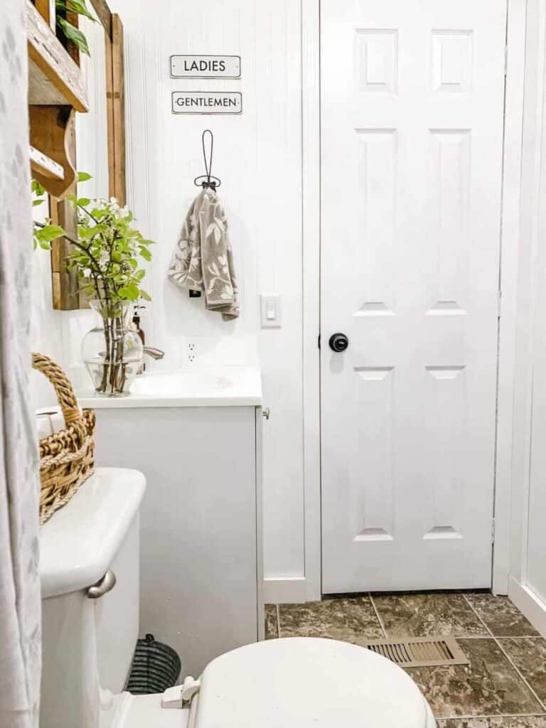 Affordable Farmhouse Mobile Home Bathroom Makeover • Mobile Home Living