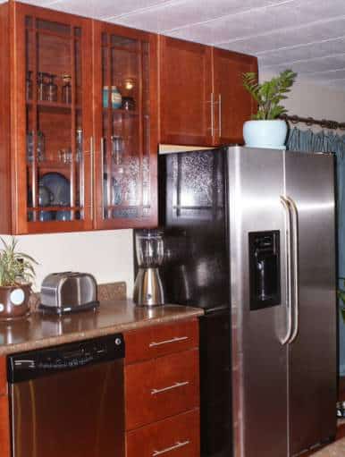 manufactured home kitchen renovation - cabinets • Mobile Home Living