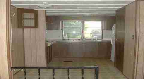 mobile home living headquarters kitchen before makeover