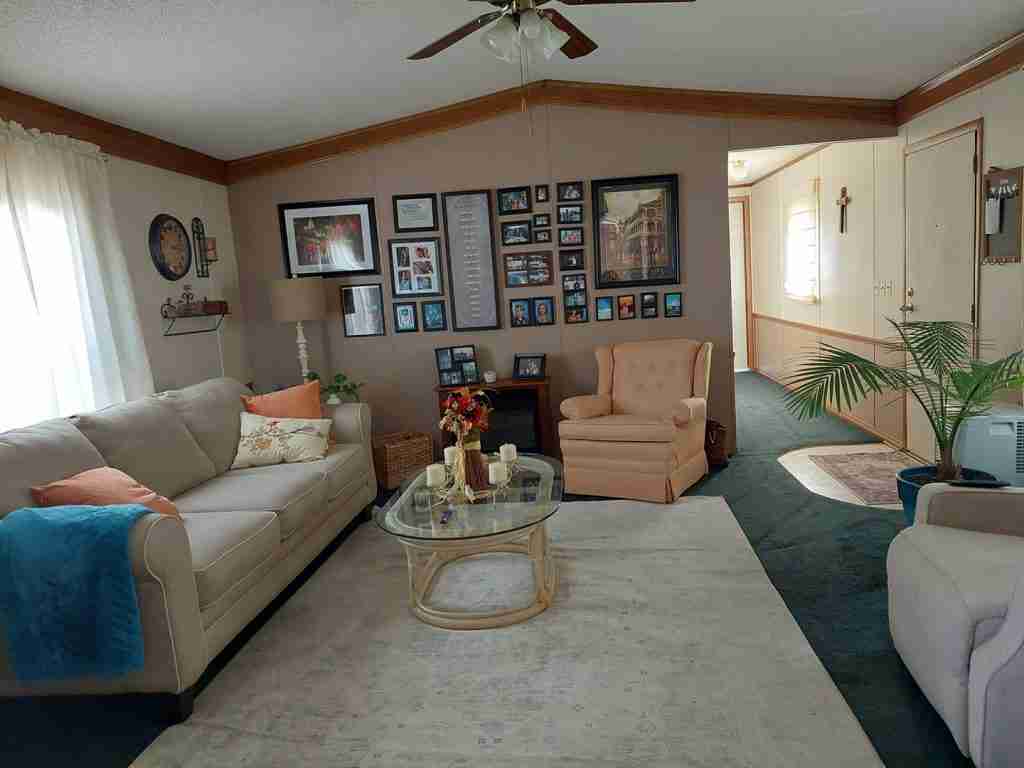 Mobile home remodeling ideas dee dee living room after