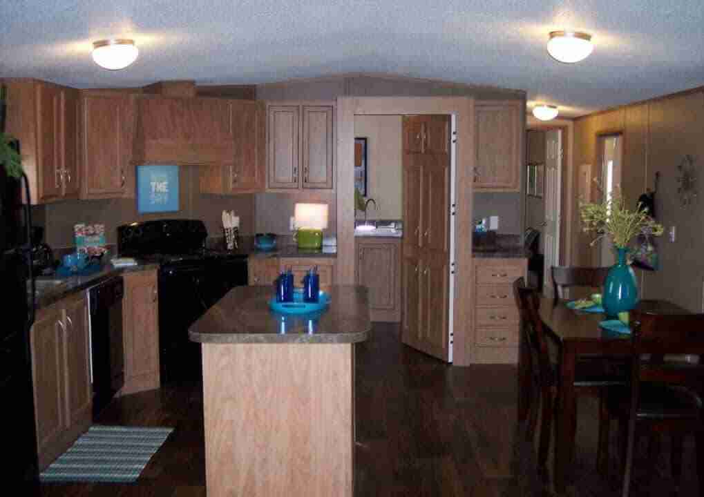Modern single wide manufactured home