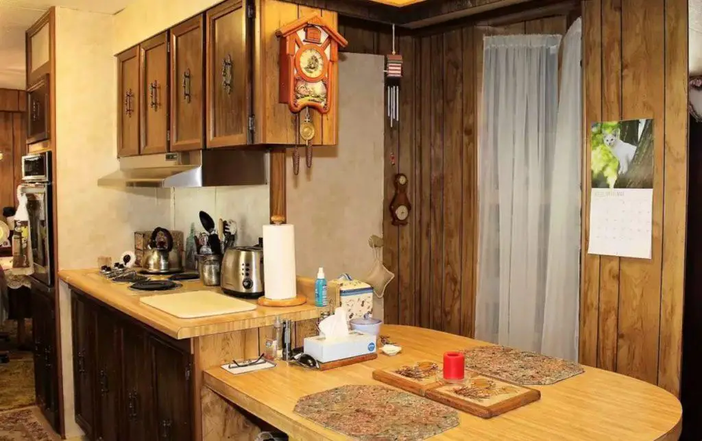 Oregon kitchen bar | mobile home living