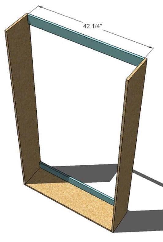 Step 1 Of DIY Murphy Bed Mobile Home Living