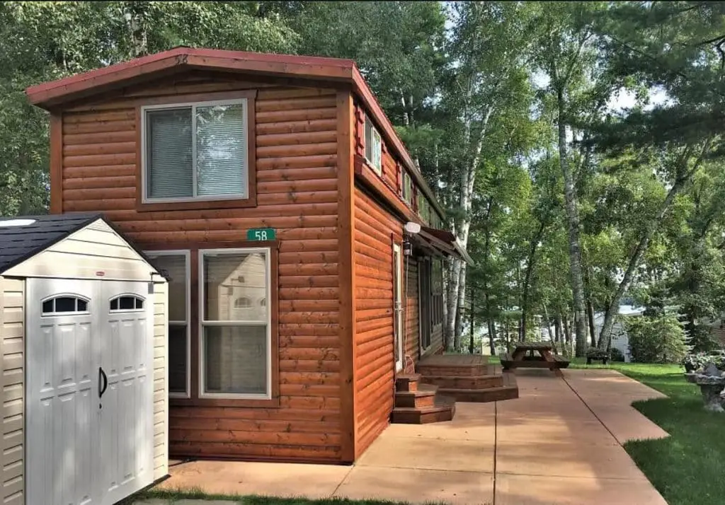 Tiny home side view
