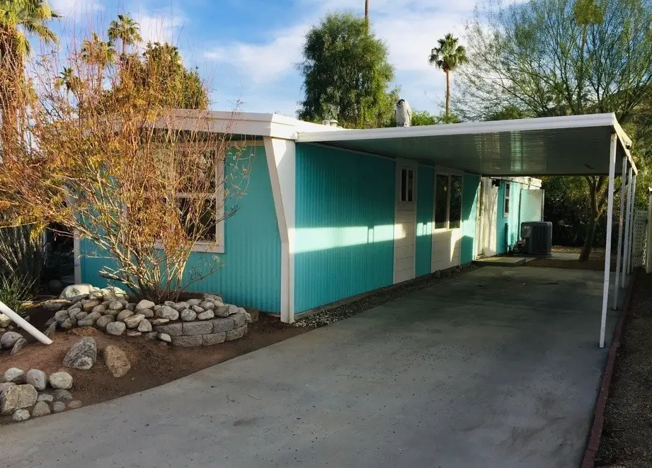 1968 vintage mobile home is a mid century dream