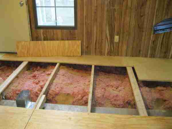 questions about mobile home subfloors - what a mobile home looks like under the subfloor