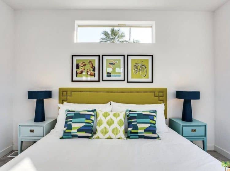 mid-century modern mobile homes - gorgeous bedroom design