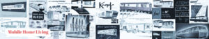 vintage ad banner soft b and w