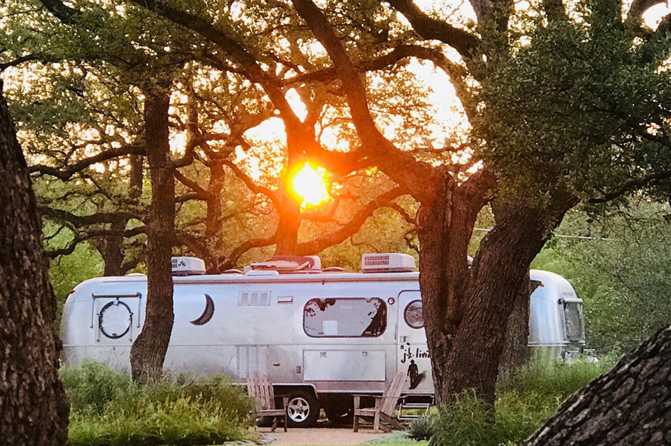 airstream that mathew mcconaughey uses as a weekend retreat