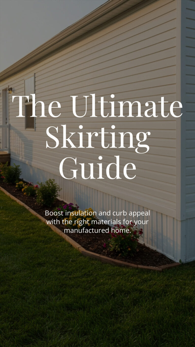 The Complete Mobile Home Skirting Guide
