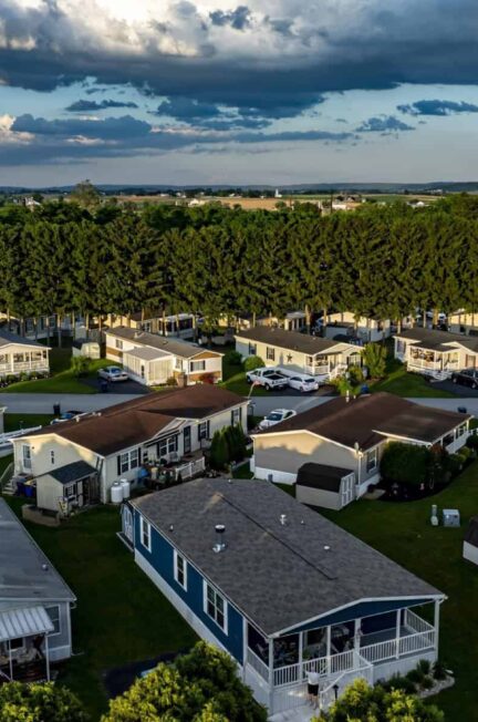 aerial of manufactured housing community from Depositphotos 767132834 XL 1 scaled