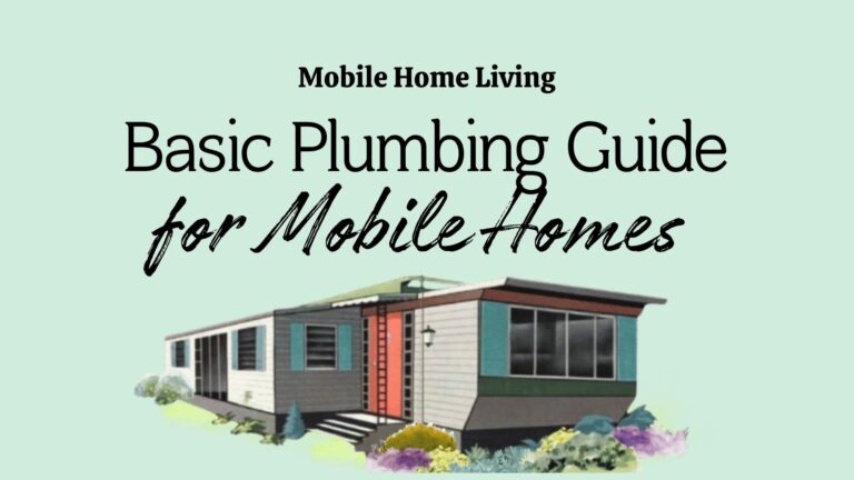 mobile home plumbing guide