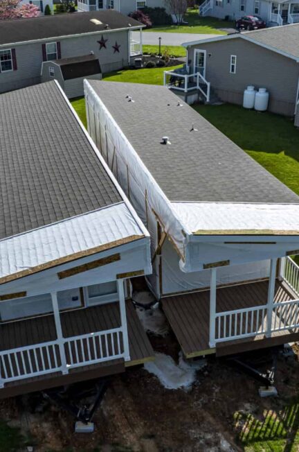 new manufactured home marriage line aerial scaled