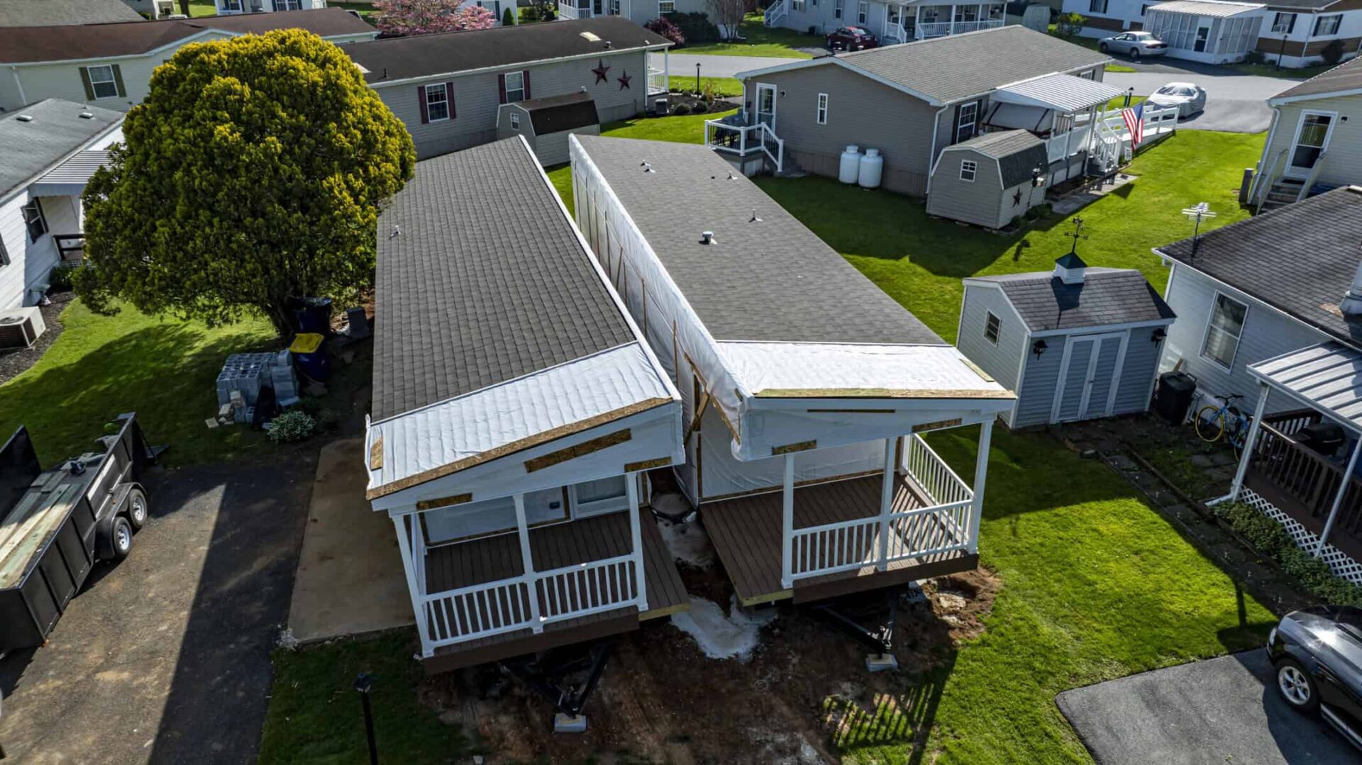 new manufactured home marriage line aerial scaled