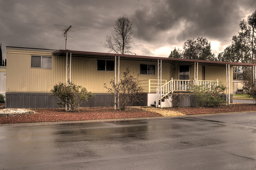 mobile home photos-trailer park trash