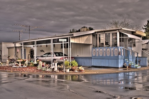 mobile home photos-trailer park trash
