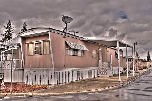 mobile home photos-trailer park trash
