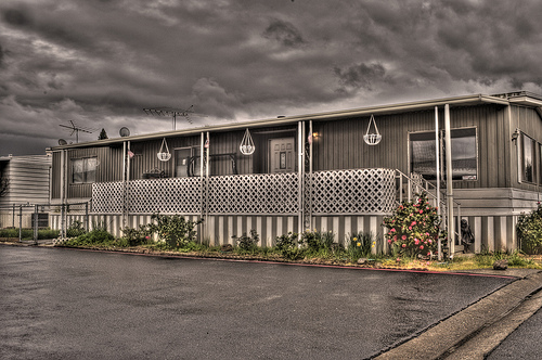 mobile home photos-trailer park trash