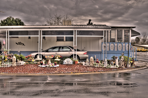 mobile home photos-trailer park trash